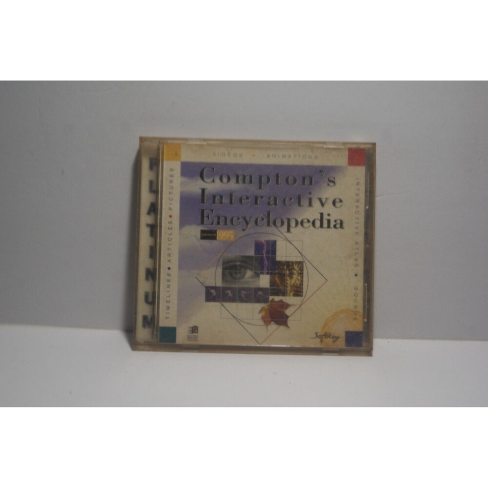Compton's Interactive Encylopedia PC CD 1996 Vintage Software